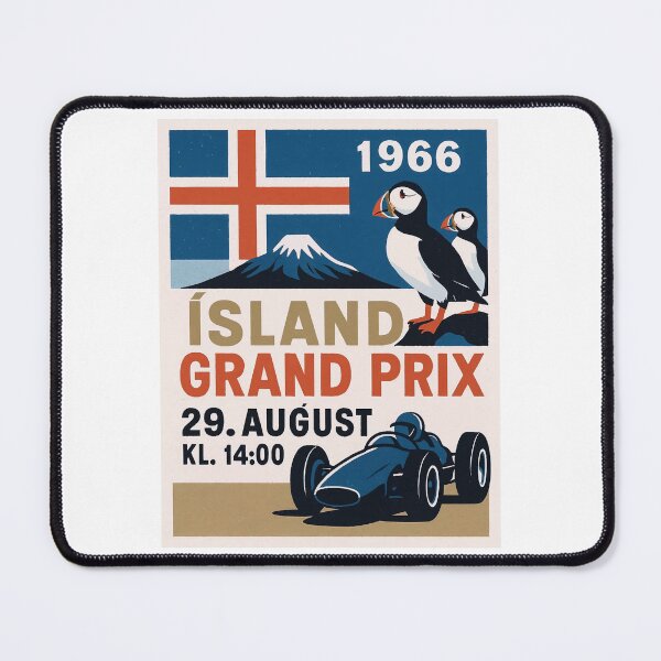 Item preview, 1966 Iceland Grand Prix designed and sold by retrographics.