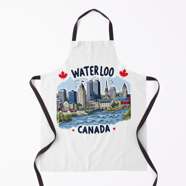 Item preview, Waterloo Ontario Canada Colorful Skyline designed and sold by HowToCanadian.