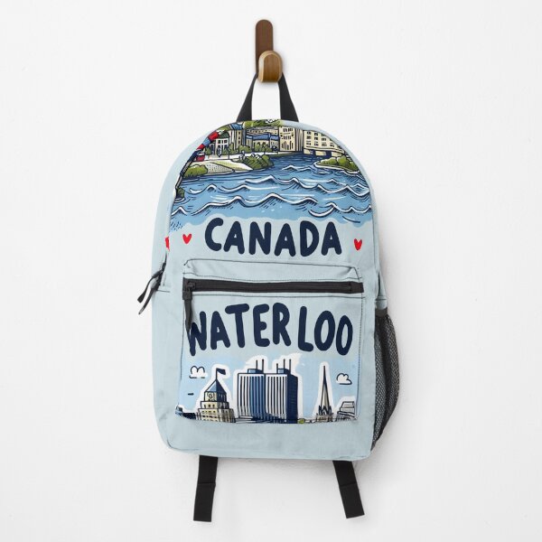 Item preview, Waterloo Ontario Canada Colorful Skyline designed and sold by HowToCanadian.