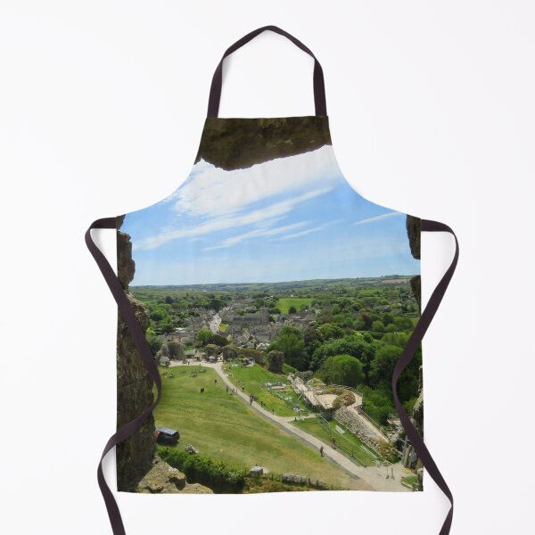 Item preview, Corfe Castle Village From The Castle Keep designed and sold by wiggyofipswich.