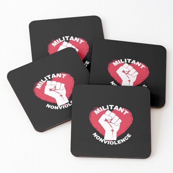 Item preview, Militant Nonviolence designed and sold by CheekyGrace.