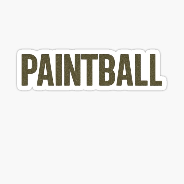 Vista previa del artículo con la obra «Estilo militar de paintball: diseño táctico verde oliva para camisetas y calcomanías», diseñado y vendido por OTSC.