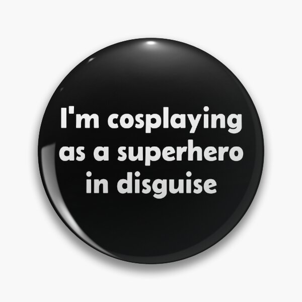 Item preview, Estoy haciendo cosplay de un superhéroe disfrazado. designed and sold by Jeeb-Arts.