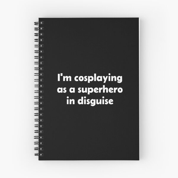 Item preview, I'm cosplaying as a superhero in disguise designed and sold by Jeeb-Arts.