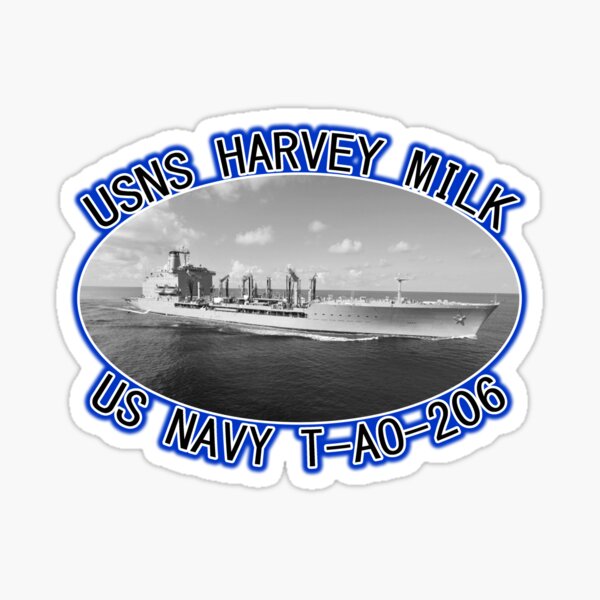 Item preview, USNS HARVEY MILK USA NAVY OILER T-AO-206 designed and sold by colormecolorado.
