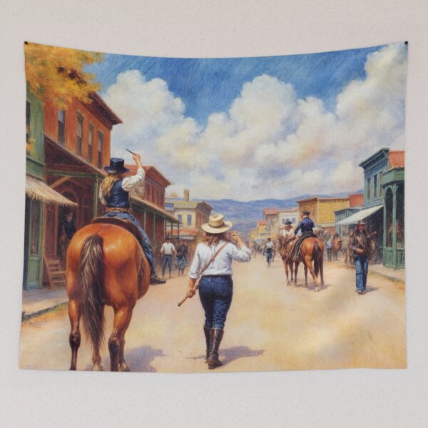 Item preview, Horseback Cowgirl designed and sold by M-Y-A-R-T-.