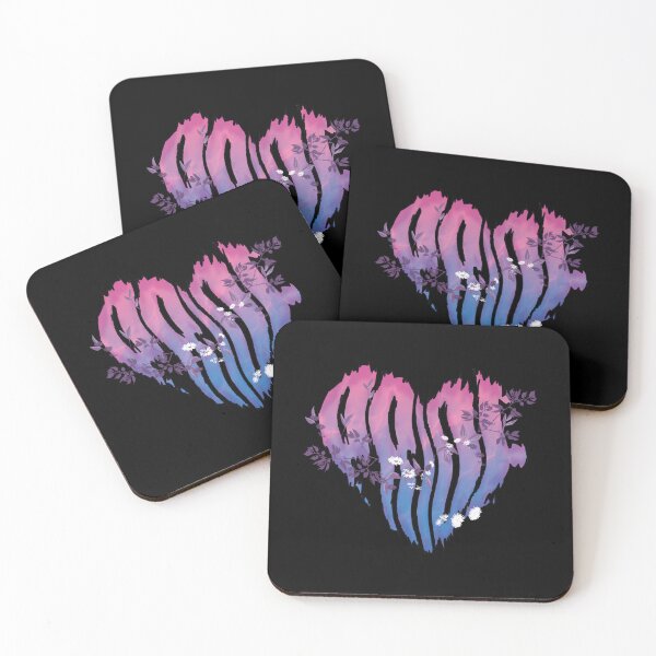Item preview, Vibrant Bisexual Pride Heart Floral Bloom designed and sold by ArinkaDzu-shop.