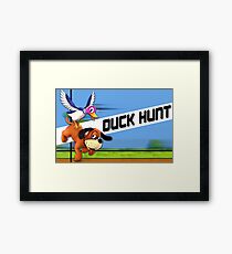 Super Smash Bros Ultimate - Duck Hunt Poster Framed Print
