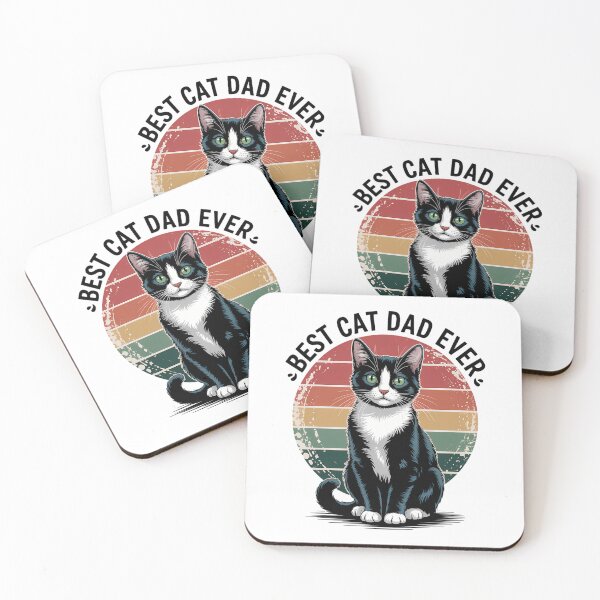 Item preview, Best Cat Dad Ever Father's Day Gift Funny designed and sold by brynatshop.
