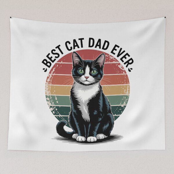 Item preview, Best Cat Dad Ever Father's Day Gift Funny designed and sold by brynatshop.