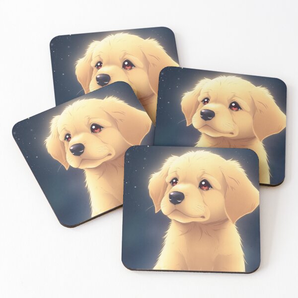 Item preview, Cute Golden Retriever Puppy, Night Sky designed and sold by AussieConcepts.