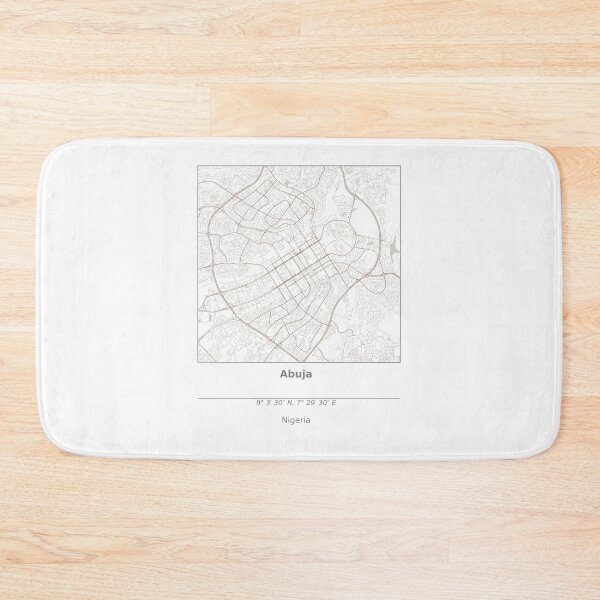 Item preview, Topography of Abuja designed and sold by JohnnysHeath.