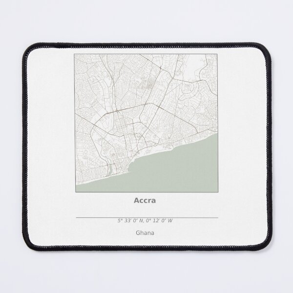Item preview, Topography of Accra designed and sold by JohnnysHeath.