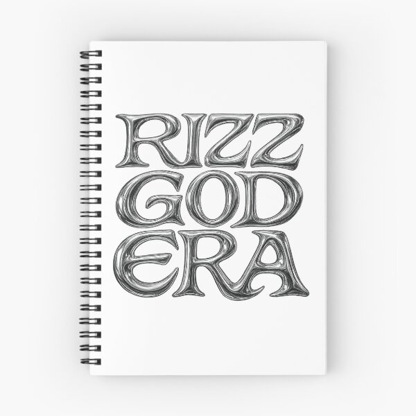 Item preview, Rizz God Era – Gen Z Chrome Meme Sticker designed and sold by CaffeinatedCreatures.
