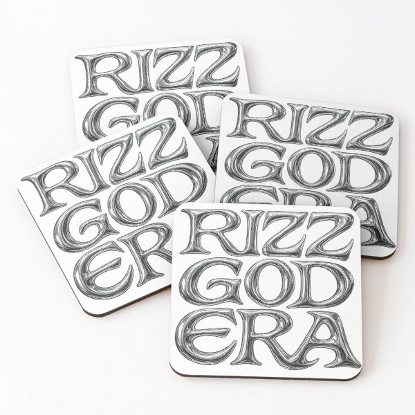 Item preview, Rizz God Era – Gen Z Chrome Meme Sticker designed and sold by CaffeinatedCreatures.