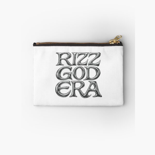 Item preview, Rizz God Era – Gen Z Chrome Meme Sticker designed and sold by CaffeinatedCreatures.