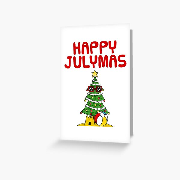 Item preview, Happy Julymas, Christmas Tree July Summer Funny designed and sold by doodlerob.