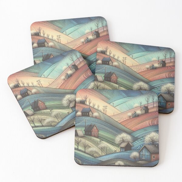 Item preview, Dreamy Village designed and sold by Beyondnote-Art.