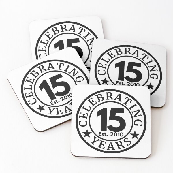 Item preview, Celebrating 15 Years | Born in 2010 | 15th Birthday Anniversary Vintage Design designed and sold by highflycrafts.