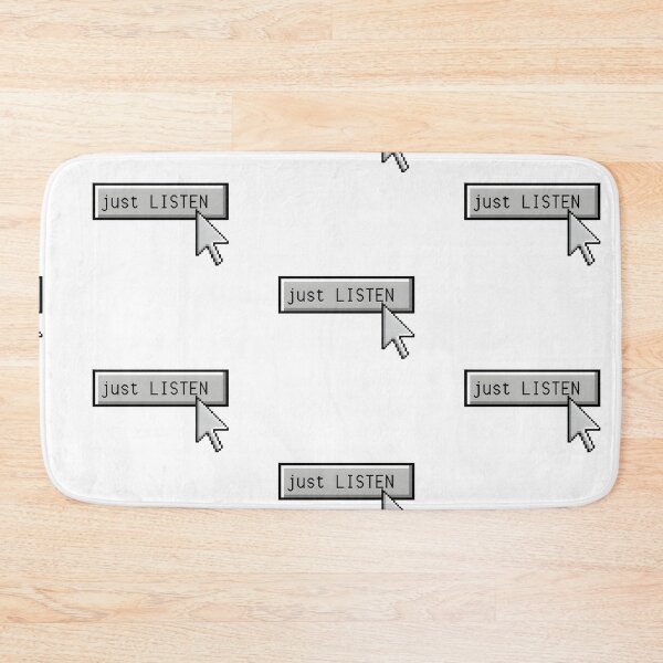 Item preview, " Just LISTEN " web mouse cursor click on button designed and sold by zcj.