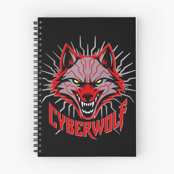 Item preview, Fierce Cyberwolf Techno Wolf Head Art designed and sold by VikArtStudio.