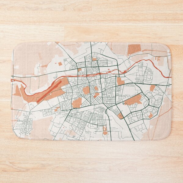 Item preview, Plovdiv City Map of Bulgaria  - Bohemian designed and sold by deMAP.