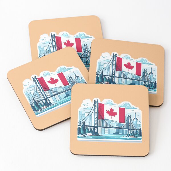 Item preview,  British Columbia Canada Watercolor Label – Minimalist Line Art with Hangul Calligraphy,  designed and sold by PaintMeWorld.