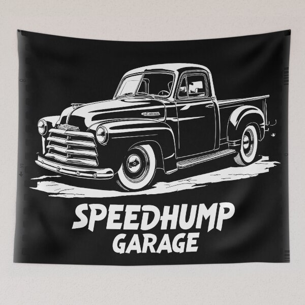 Item preview, Speed Hump Garage, motors,Specializing in Classic Car Restoration designed and sold by Huskyyy Designs.