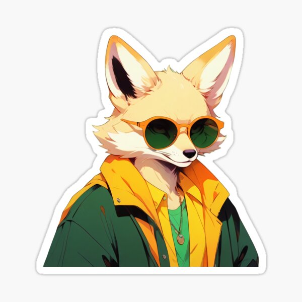 Item preview, Cool Fox  designed and sold by KiraChie.