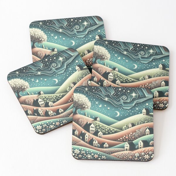 Item preview, Dreamy Village designed and sold by Beyondnote-Art.