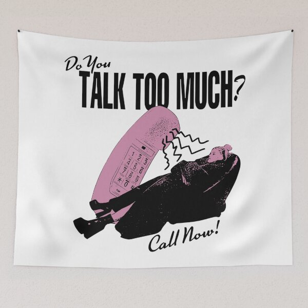 Item preview, Do You Talk Too Much? designed and sold by UntitleProject.