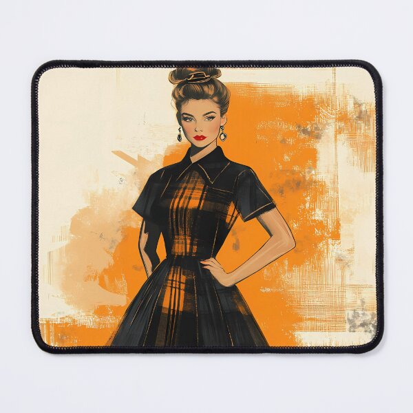 Item preview, Plaid Elegance with an Orange Twist designed and sold by daila70.