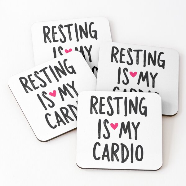 Item preview, Resting is my Cardio designed and sold by a2zbuyshop.