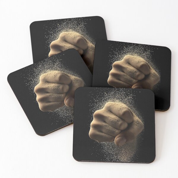 Item preview, Dust Fist Explosion – Symbolic Power and Decay Digital Art" designed and sold by 4xF.