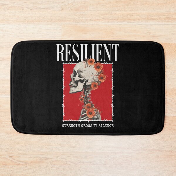 Item preview, Resilient Skeleton – Strength Grows in Silence T Shirt designed and sold by MIDORIDRIP.
