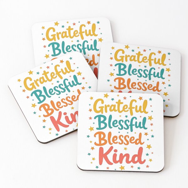 Item preview, Grateful & Blessed with kindness designed and sold by a2zbuyshop.