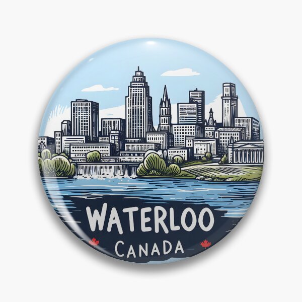 Item preview, Waterloo Ontario Canada  designed and sold by HowToCanadian.