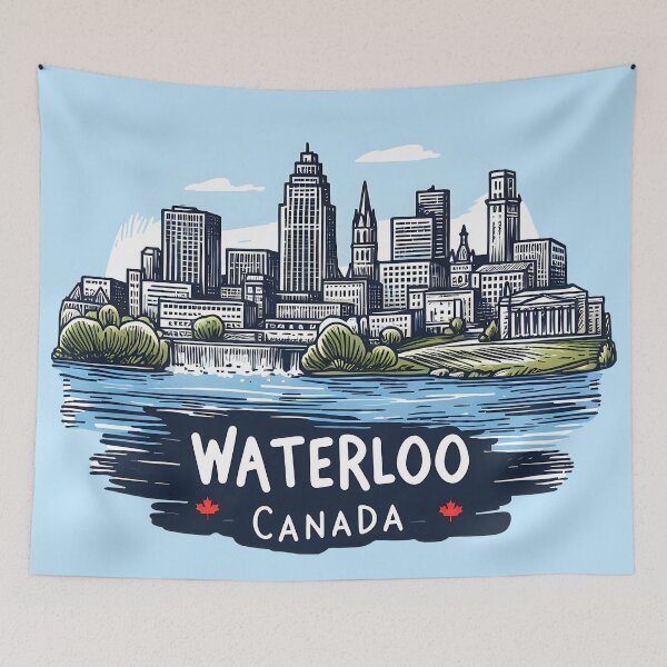 Item preview, Waterloo Ontario Canada  designed and sold by HowToCanadian.