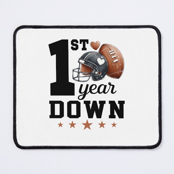 Item preview, 1st Year Down First Year Down Birthday Football First Birthday 1st designed and sold by XuanhieuBp.