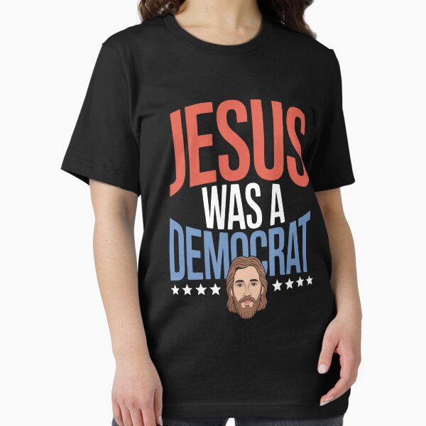 Artikel-Vorschau von Jesus war ein Demokrat, ein politischer Liberaler und ein Anti-Trump-Anhänger, designt und verkauft von Nekusa.