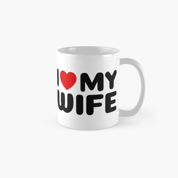 Item preview, I love my Wife positive quote with Heart designed and sold by mysteriousquote.