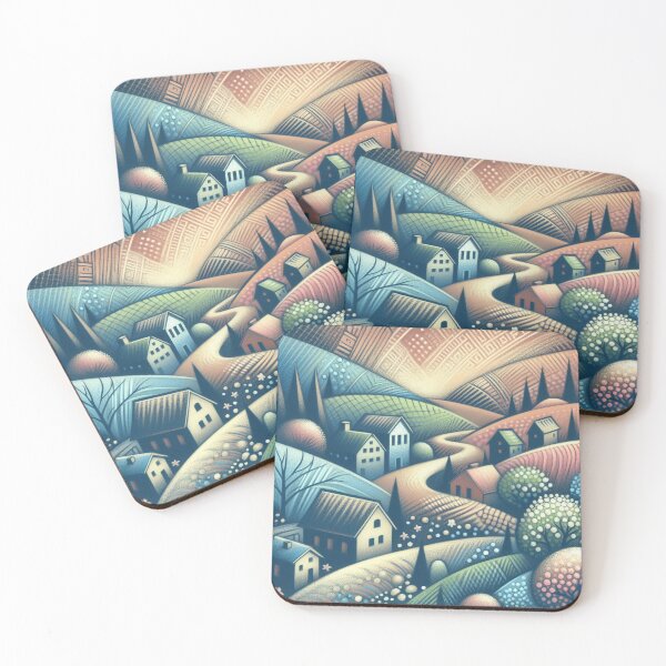 Item preview, Dreamy Village designed and sold by Beyondnote-Art.