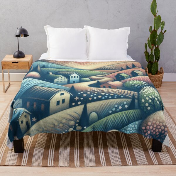 Item preview, Dreamy Village designed and sold by Beyondnote-Art.