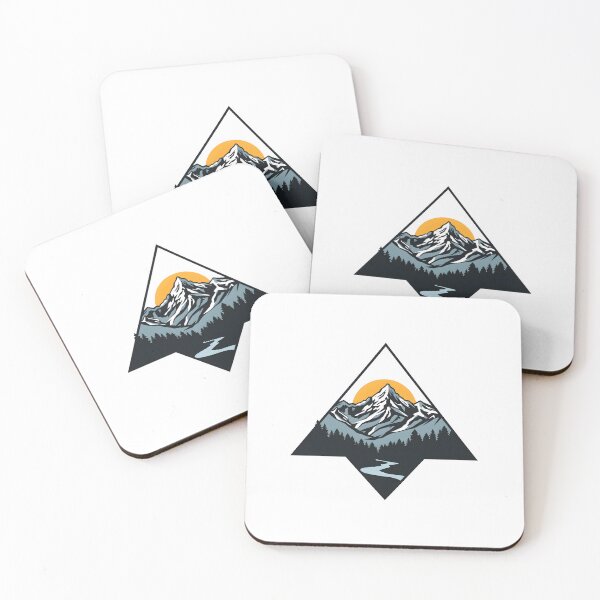 Item preview, Mountain Landscape in Triangular Frame designed and sold by Be-Adventurous.