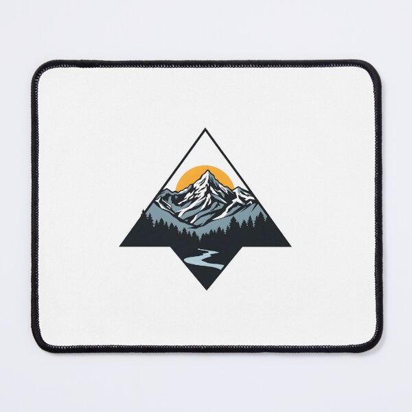 Item preview, Mountain Landscape in Triangular Frame designed and sold by Be-Adventurous.