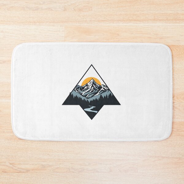 Item preview, Mountain Landscape in Triangular Frame designed and sold by Be-Adventurous.