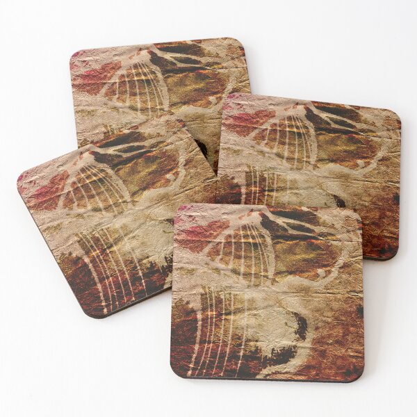 Item preview, Nature Shapes Abstraction on Textured Paper designed and sold by NickDedidis.