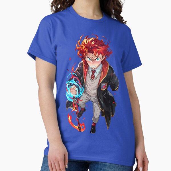 Item preview, Fiery Spellcaster - Dynamic Magic Student designed and sold by ArtisticDesignsbyLinda.