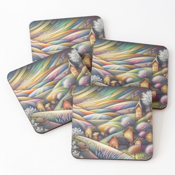 Item preview, Dreamy Village designed and sold by Beyondnote-Art.