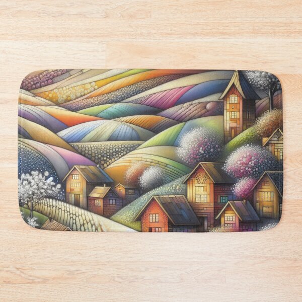 Item preview, Dreamy Village designed and sold by Beyondnote-Art.